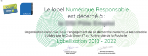 label numérique responsable